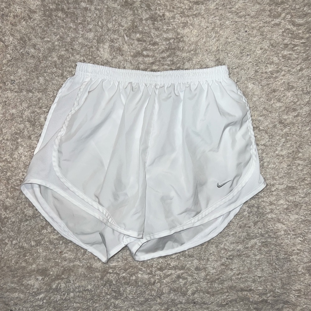 White Nike Athletic Shorts
